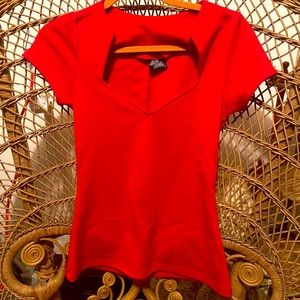 Rock steady pinup style top like new